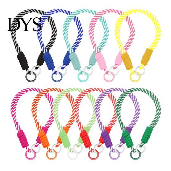 Short Wrist Strap Braided Rope Pendant with Hanging Ring Accessory Wear-Resistant Lightweight Lanyard Portable Water Bottles Mobile Phones