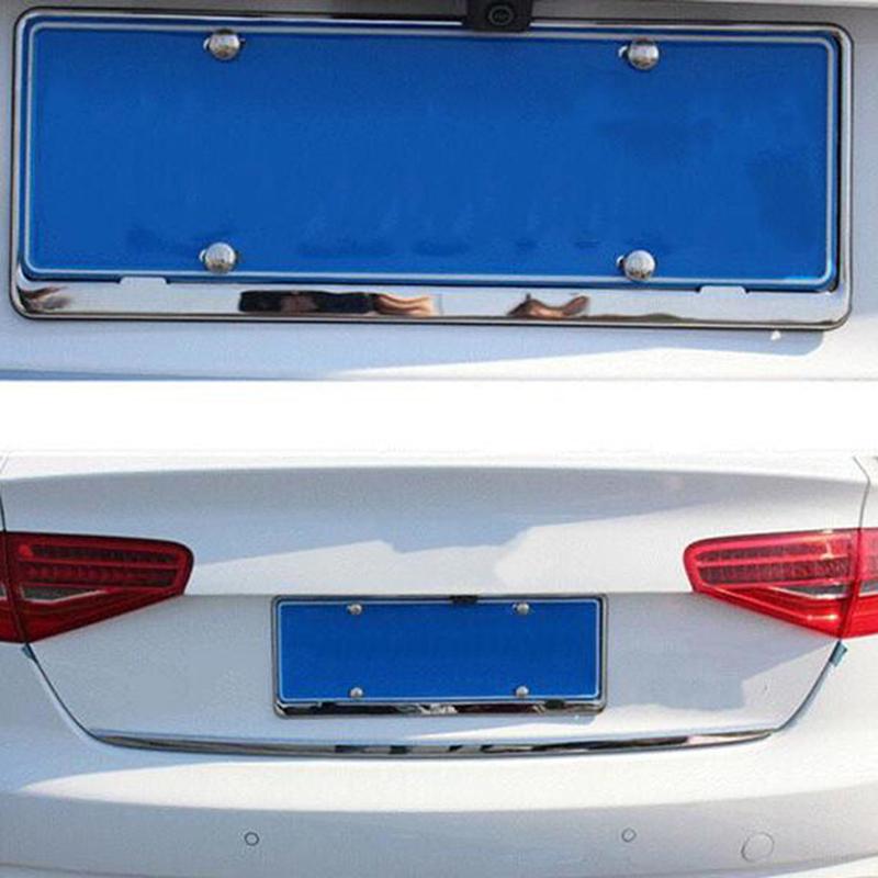 4Pcs/Set Chrome Anti-theft Screws Car License Alloy Plate Bolts Frame Screwscar