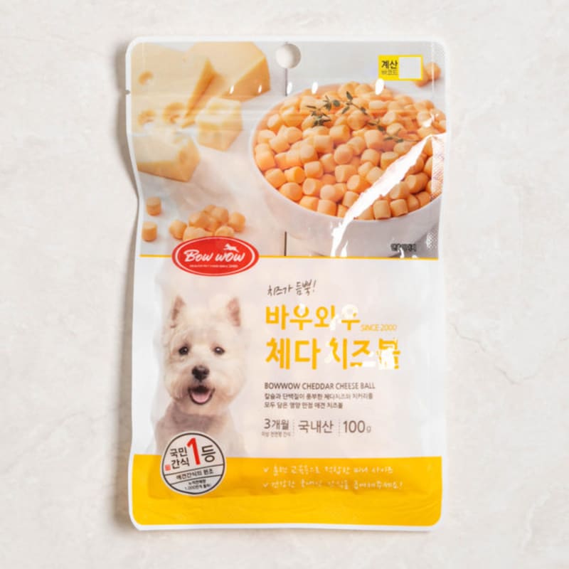 [Haustier] Bow Wow Cheddar Käsebällchen 100 g