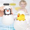 Baby Bathing Toy Cute Duck Penguin Egg Water Spray Sprinkler Bathroom Shower Swimming Water Toys