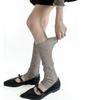 Spring and Summer Thin Socks Women's Ballet Style Calf Pile Pile Foot Socks Japanese Ins All-match Leggings