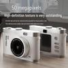 Dual-Camera Retro Compact Mirrorless CCD Selfie Camera for Students