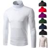 Classic Mens Slim Fit High Neck Knitted Sweater Comfortable Turtleneck Jumper