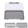 Fly Fishing Box Large Waterproof ABS Plastic Lure Storage Box Fishing Tackle Storage Box Rust-Proof Light Weight Fishing Supplie