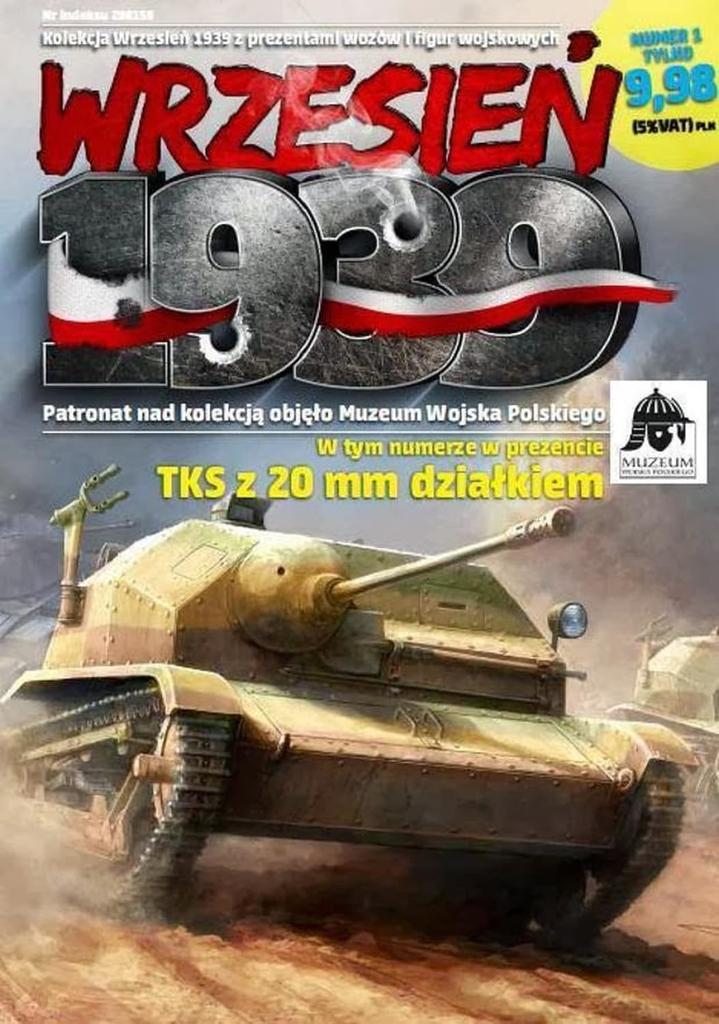 FTF 1/72 Scale Polish TKS Small Tank with 20mm Gun, Plastic Model Kit PF72001 (Tank)