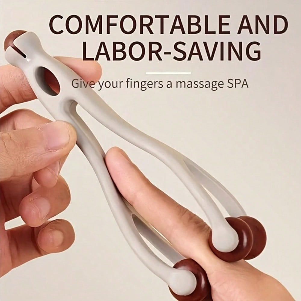 1pc Portable Handheld Finger Massager With Rollers - Finger & Joint Massager Suitable For, For /Travel Use, Ideal Gift For Athletes
