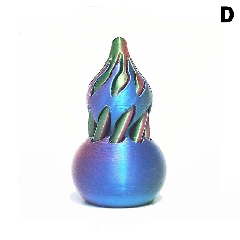 

3D-печатная игрушка-тыква, мяч для занятий, снимает стресс и беспокойство, гибкая игрушка-фиджет, креативный спиннер на палец для детей и взрослых