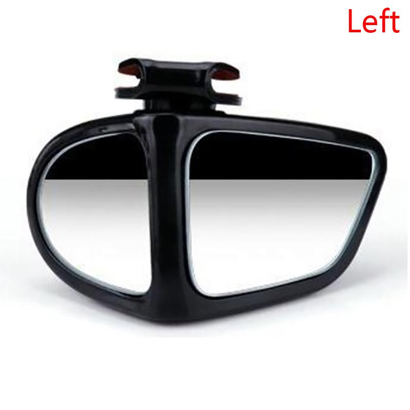 Car Reversing Small Round Mirror Front And Rear Wheel Wide-Angle Mirror Double-Sided Auxiliary Rearview 360 Degree Blind