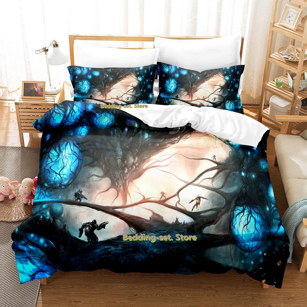 Comforter Cool Sci Fi Battle Bedding Set Single Twin Full Queen King Size Bed Set Adult Kid Bedroom Three-Piece Suits Aircraft Tank C