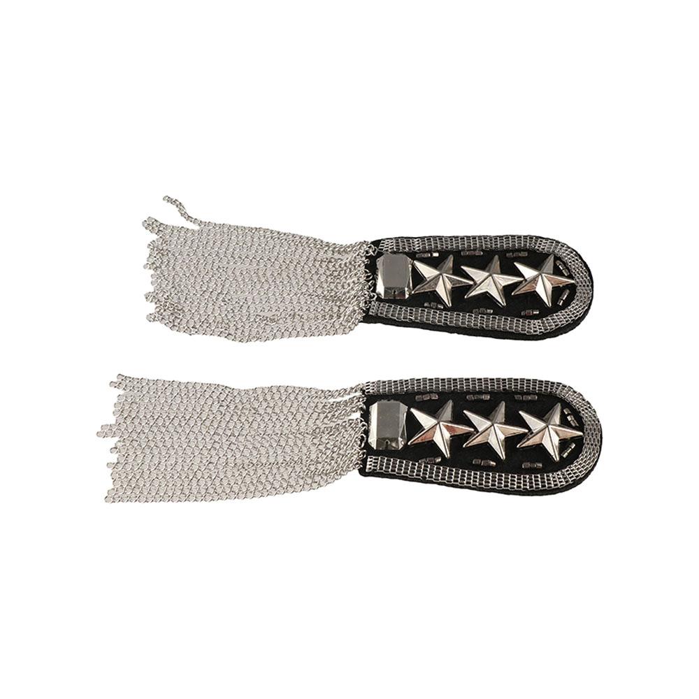 Armband Epaulet Tassel Chain Shoulder Board Punk Brooch Star Shoulder Flash Breastpin Pin Fringe Shoulder Mark Cosplay