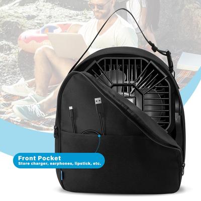 Wasserdichte Zeltventilator-Tragetasche mit Griff Camping-Ventilator-Aufbewahrungstasche Fallschutz Kühlventilator-Schutzhülle Werkzeugtasche für Camping