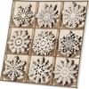 Wooden Christmas Hanging Ornament Rustic Unfinished Wood Blank