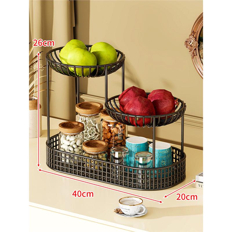 

Многоярусный органайзер для закусок и стаканов для обеденного стола и гостиной Standard