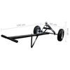 VidaXL Hand Cart Trailer Utility Boat Two Tires 275 Kg