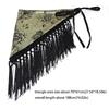 Chinese Style Triangular Waist Belt Printing Ethnic Style Trim Butt Curtain Irregular Hem Ruched Triangular Waistband Adult