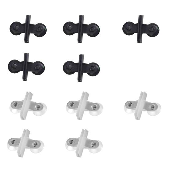 Yousheng 5 Pièces Ventouses de Séparation Feuille Séparatrice à Forte Aspiration Clips d'Isolation en Plastique pour Aquarium