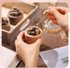 Wooden Essential Oil Diffuser Natural Car Air Freshener Aromatherapy Round Home Office Bedroom Decor Car Vent Fragrance Ornament