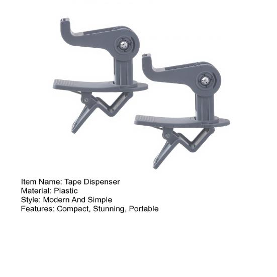 Tischbandabroller Tragbarer Klebebandrollenhalter mit Klemme für Zuhause Büro Schule Schreibwaren Verpackung Geschenkverpackung