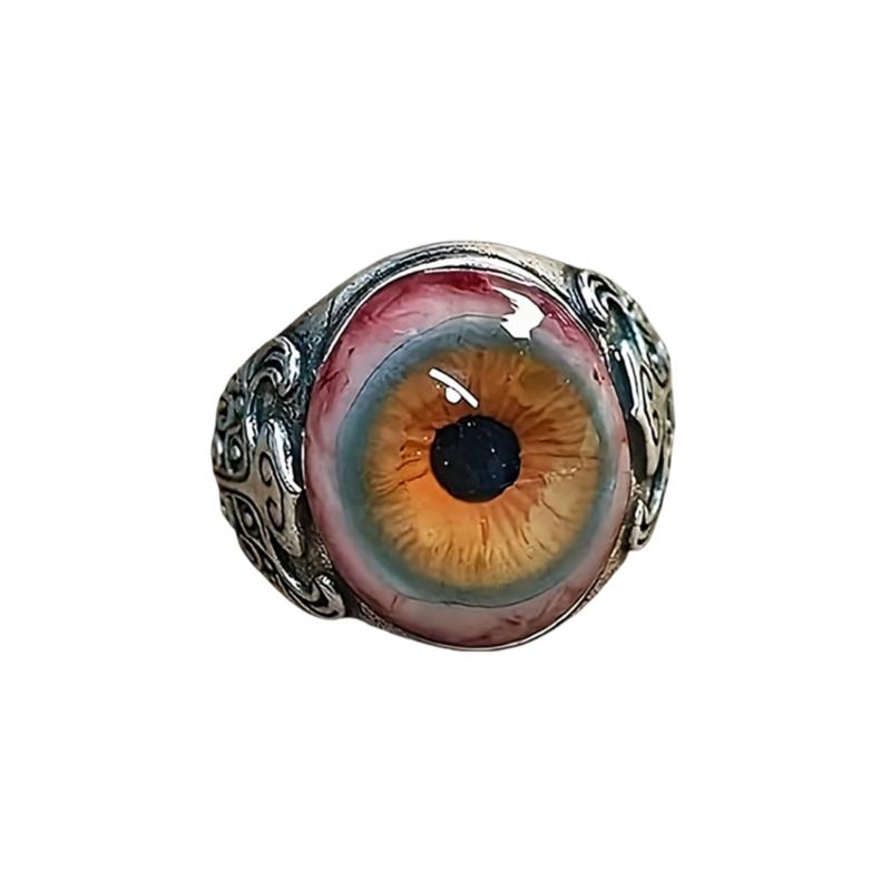 

Eyeball Rings Unique Gothic Jewelry For Men Women Vintage Horror Styles Accessory Halloween Party Gift 1