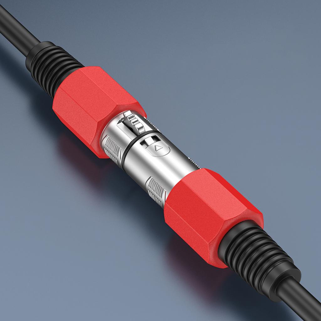 XLR 3Pin Cable Connector 3Pin Male And Female Plug For Sound Systems High Fidelity 3Pin XLR Adapter