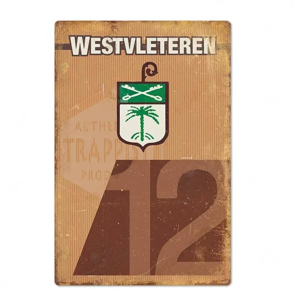 Beer Brand Tin Painting Plaque | Vintage Metal Sign for Bar, Club & Home Decor