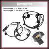 1 Pair Rear Left Right ABS Speed Sensor for Mitsubishi Lancer 2009-2015 for Mitsubishi Outlander 2007-2015 No.4670A583/4670A584 Durable Material