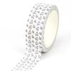 2025 NEW 1PC 10M Decor Cute Black and White Hearts Basics Washi Tape Set for Journaling Adhesive Masking Tape Stationery