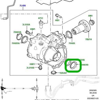 Guarnizione Esterna Albero di Trasmissione Auto Lr001950 30681339 Per Land Rover Discovery Lr2