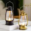 Vintage Lantern LED Candles Battery Operated Tabletop Lamps Portable Night Light for Bedroom Christmas Party Home Decoration