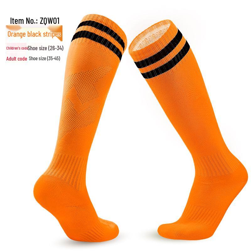 Thickened Non-Slip Long Tube Football Socks for Men & Women - Ideal for Training and Competition