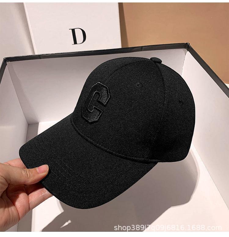 Baseball Cap Children's New Fashion Big Brim Show Thin Face Small Peaked Cap Men.