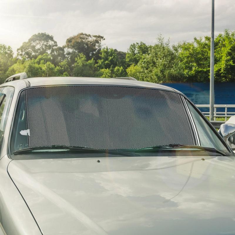 Roller Car Window Shade Retractable Car Sunscreen Curtain Window Sun Visor For UV Rays And Heat Protection Car