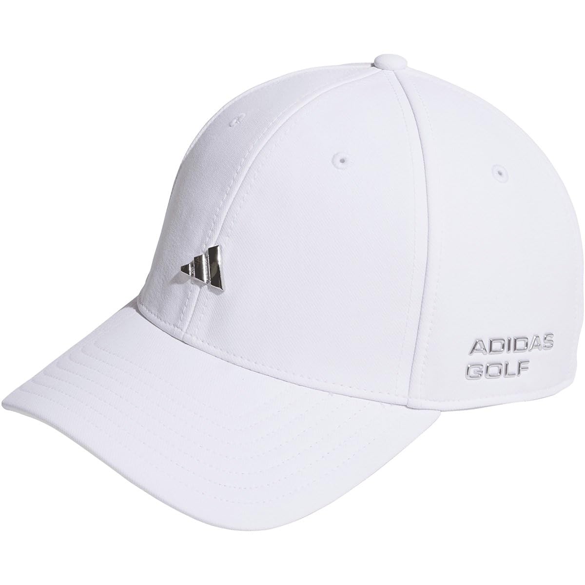 

Adidas Golf Men s Water-Repellent Golf Cap with Metal Logo, White