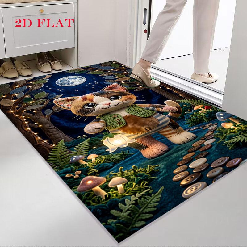 Blank Soft Wellbeing Carpet Rug for Living Room Bedroom Home Sofa Decoration,Kids play Nonslip Floor Mat