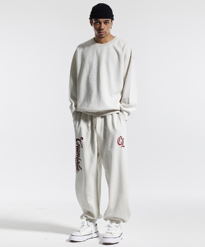 CREAM SODA LAB Blank All Season Sweatshirt Oatmeal