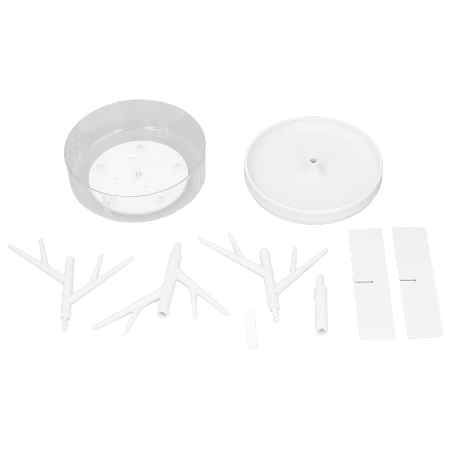 

Подставка для украшений на дереве в форме ветки, вращающаяся, съемная, для хранения украшений для студентов, стойка для демонстрации D White