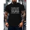 European Sizes Men's Plus Size Funny Sarcasm T-Shirt with "Sorry I Hurt Your Feelings" Print - Gym & Casual Fit Short Sleeve Tee, PLUS SIZE