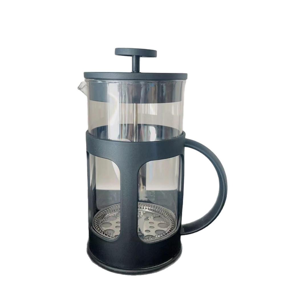 French Press Glass Tea & Coffee Infuser - Home Use Cold Brew Pot