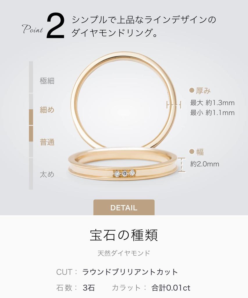 LEGAN Yellow Gold Diamond Size K10YG Natural Diamond Wedding Band for Made in Japan Ring, 7, Women,