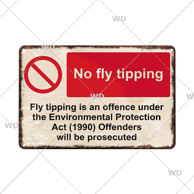 Warning No Farting Slogan Vintage Metal Tin Signs Home Bar Pub Decorative Plates Danger Retro Sign Wall Stickers Art Poster