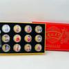 Fengyi Tianxia Ornament Fengyi Tianxia Gold Commemorative Medallion Set of 12 Gift Boxes Packaging