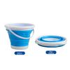 10L Foot Soaking Bucket Thicken Outdoor Fishing Bucket Collapsible Wash Basin  Songkran Festival