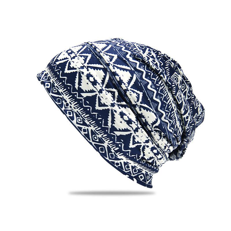 Hat Headscarf Printing Outdoor Breathable Warmth Bean Cap Unisex Hat Fashion