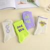 Trendige japanische Smiley-Gesicht Damen-Mittelschaftsocken - Vielseitiger College-Stil