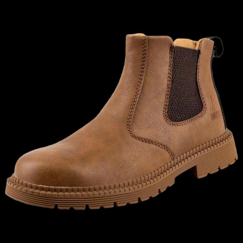 Alliance Messenger Waterproof Leather Slip-On Safety Boots