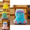 Adorable Sulley Plush Cushion With Long Hair For Kids Bedroom Decor And Gift