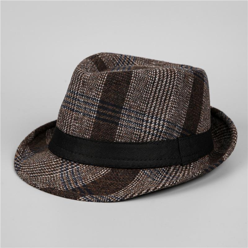 Hat Men's Spring and Autumn Top Hat Grandfather Autumn and Winter Jazz Hat Retro Gentleman Hat for Elders