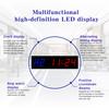 Portable Gym Timer LED Workout Clock Remote Control Count Down/Up Clock Multifunctional Wall Clock for Gym and Outdoor Sport