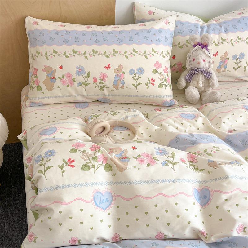 Copripiumino in Twill di Puro Cotone per Dormitori - Singolo/Matrimoniale