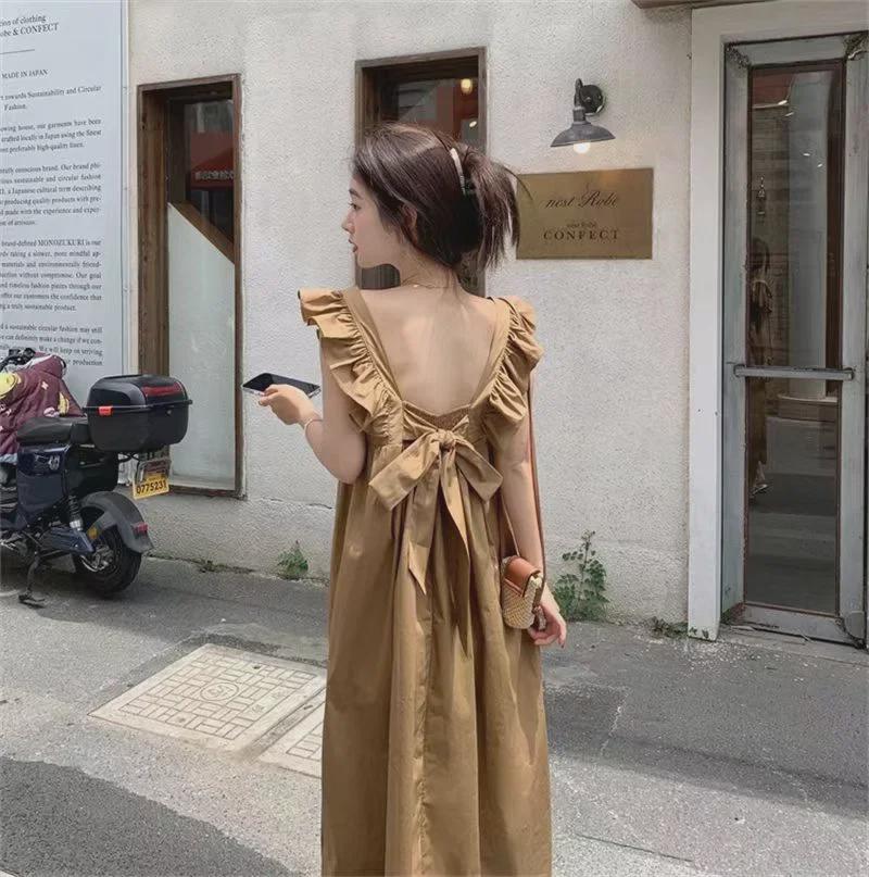 Women's Black Suspender Skirt - Summer Sweet & Spicy, Hip-Hugging, Long Vest Skirt with Elegant Swing